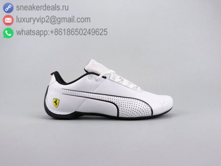 Puma SF Future Cat ULtra Ferrari Men Low Racing Leather Shoes White Size 38-45